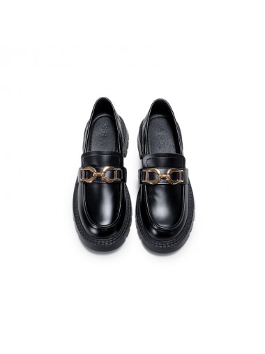 [人氣日系小皮鞋]  No.39 - JK PLATFORM LOAFERS 39EX-Dim